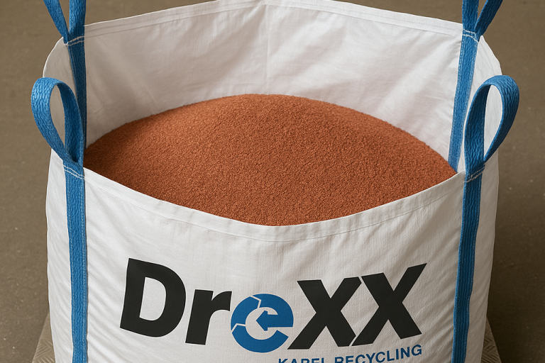 Bigbag met kopergranulaat